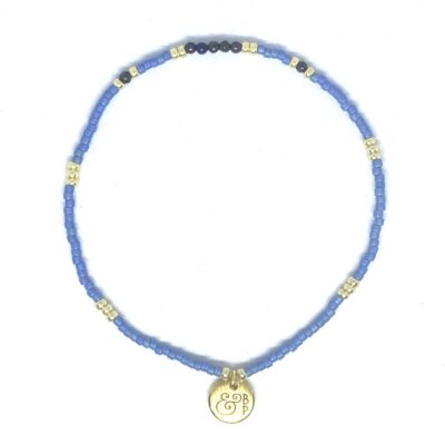 bits and pieces mandala de masca yogini rosa bracelets chakra lapis lazuli blue gold