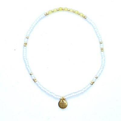 bits and pieces jewelry mandala de masca yogini rosa lemon jade gemstones bracelet
