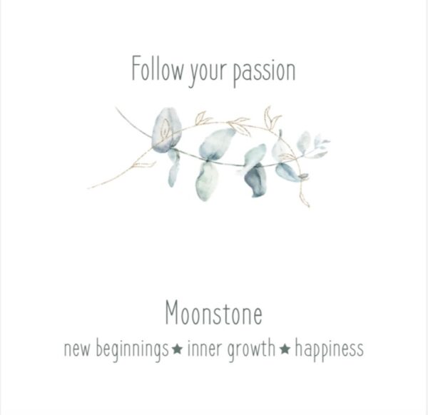 bits and pieces follow your passion moonstone gemstone bracelet miyuki beads