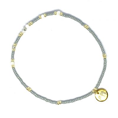 bits and pieces gemstone gift bracelets follow your passion moonstone maansteen miyuki beads kralen armband grey grijs