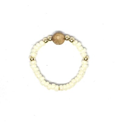 miyuki beads kralen gold silver bits and pieces brown off white camel beige stone gold filled