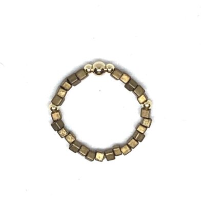 miyuki beads kralen gold silver bits and pieces brown camel beige gold filled