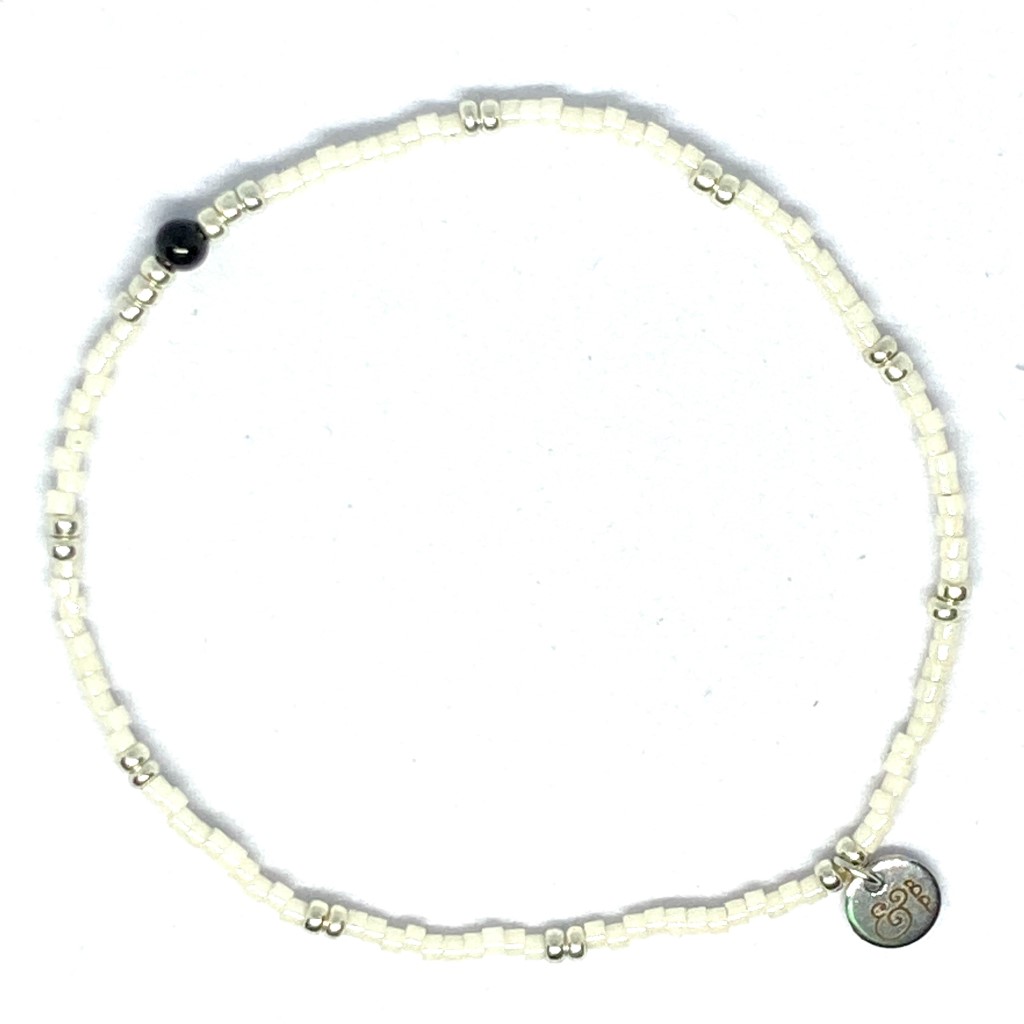 miyuki beads kralen gold silver bits and pieces off white black jade gemstone