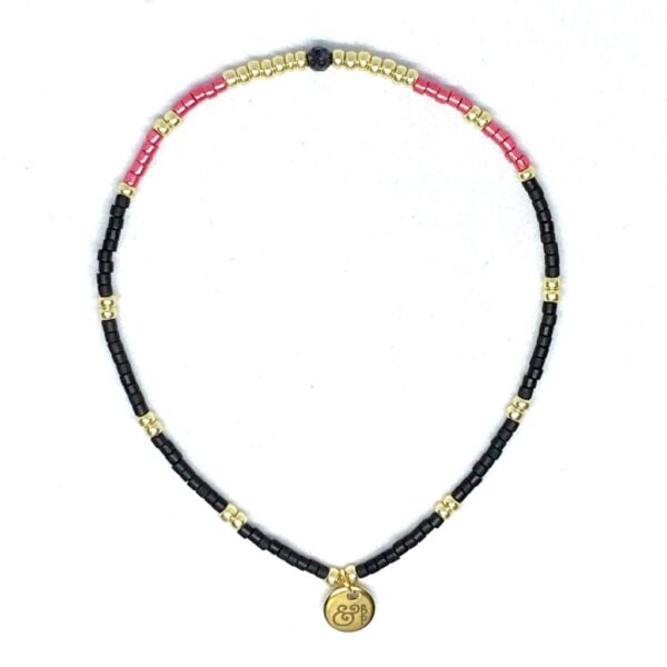 miyuki beads kralen gold silver bits and pieces black pink gold Tourmaline gemstones