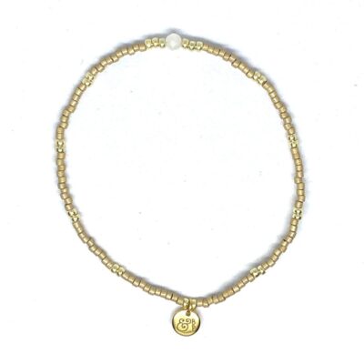 miyuki beads kralen gold silver bits and pieces camel white moonstone gemstone
