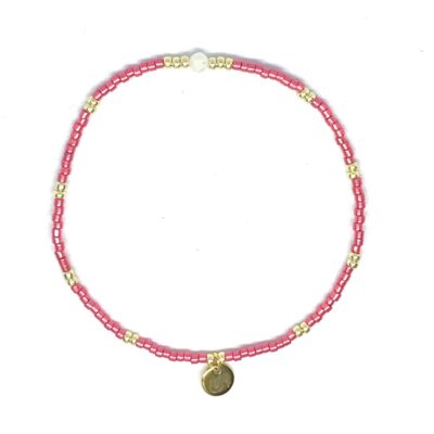 miyuki beads kralen gold silver bits and pieces fuchsia white moonstone gemstone