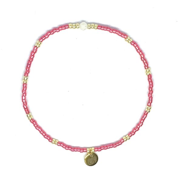 miyuki beads kralen gold silver bits and pieces fuchsia white moonstone gemstone