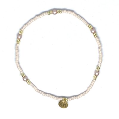 miyuki beads kralen gold silver bits and pieces light pink