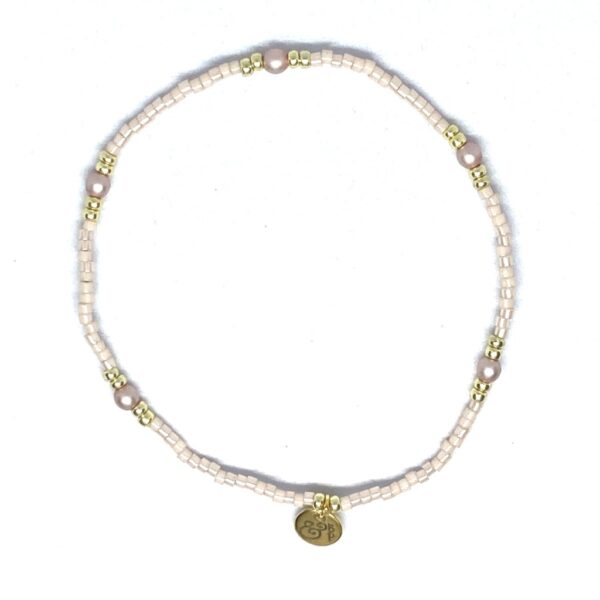 miyuki beads kralen gold silver bits and pieces light pink
