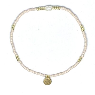 miyuki beads kralen gold silver bits and pieces sweet water pearl light pink off white