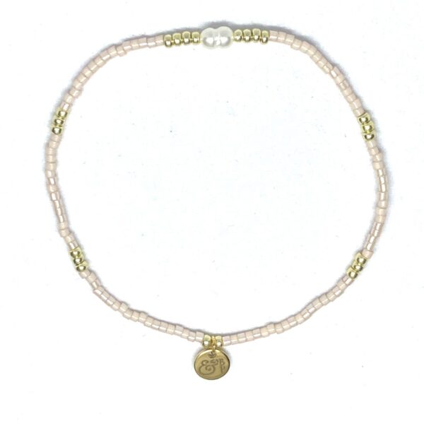 miyuki beads kralen gold silver bits and pieces sweet water pearl light pink off white