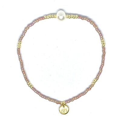 miyuki beads kralen gold silver bits and pieces sweet water pearl light pink off white