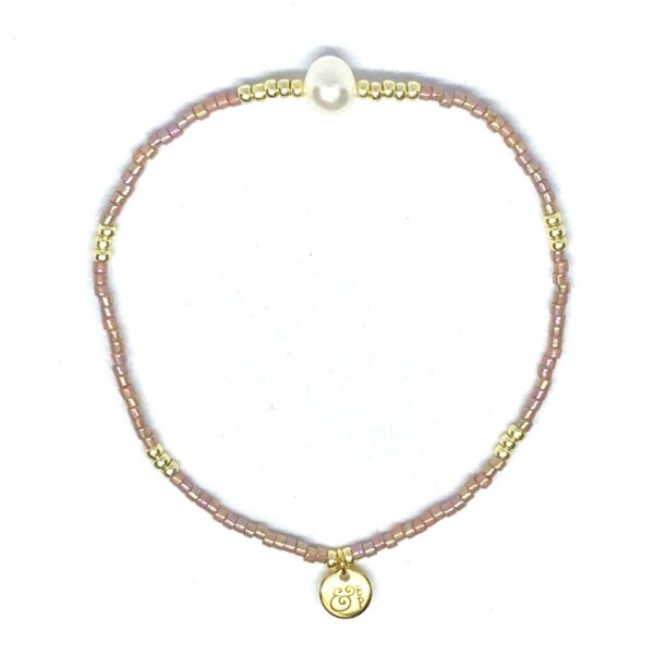 miyuki beads kralen gold silver bits and pieces sweet water pearl light pink off white
