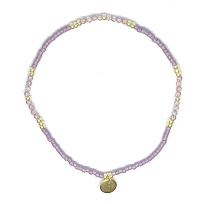 miyuki beads kralen gold silver bits and pieces purple lila glass beads
