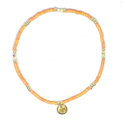 miyuki beads kralen gold silver bits and pieces orange glass beads