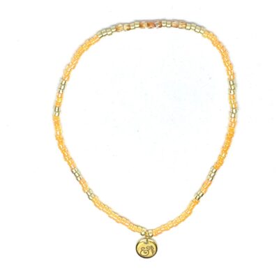miyuki beads kralen gold silver bits and pieces orange glass beads