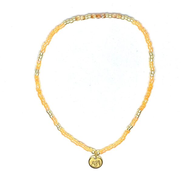 miyuki beads kralen gold silver bits and pieces orange glass beads