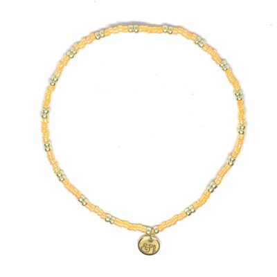 miyuki beads kralen gold silver bits and pieces orange glass beads