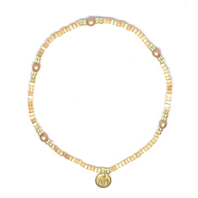 miyuki beads kralen gold silver bits and pieces orange