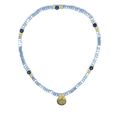 miyuki beads kralen gold silver bits and pieces blue glass beads
