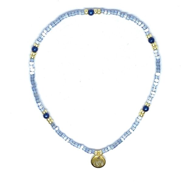 miyuki beads kralen gold silver bits and pieces blue glass beads
