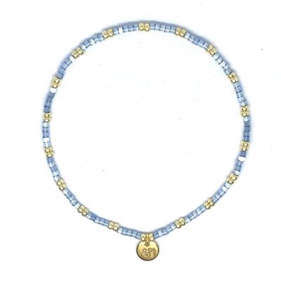 miyuki beads kralen gold silver bits and pieces blue glass beads