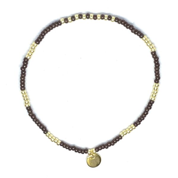 miyuki beads kralen gold silver bits and pieces brown kaki glass beads