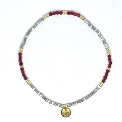 miyuki beads kralen gold silver bits and pieces grey dark red
