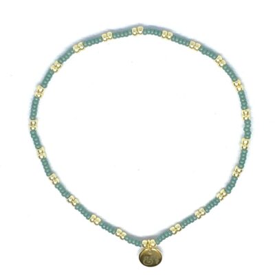 miyuki beads kralen gold silver bits and pieces sea green blue glass beads