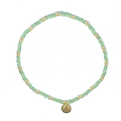 miyuki beads kralen gold silver bits and pieces green