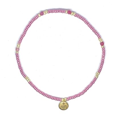 miyuki beads kralen gold silver bits and pieces pink rose red quartz gemstones