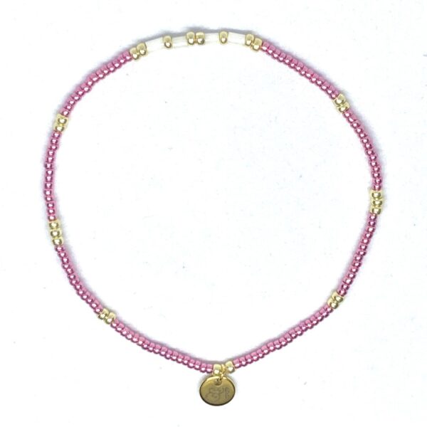 miyuki beads kralen gold silver bits and pieces pink off white