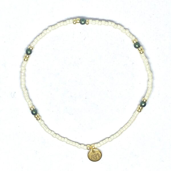 miyuki beads kralen gold silver bits and pieces off white beige green strawberry quartz glass beads