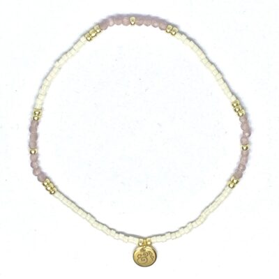 miyuki beads kralen gold silver bits and pieces off white lila glass beads