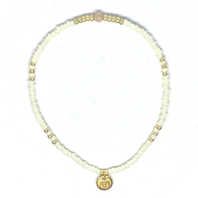 miyuki beads kralen gold silver bits and pieces off white orange moonstone gemstone