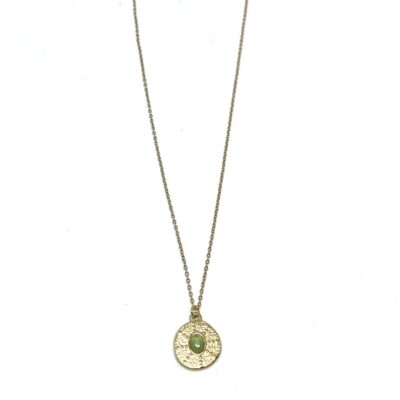 bits and pieces jewelry stainless steel necklaces gold green