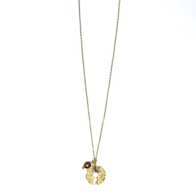 bits and pieces jewelry stainless steel necklaces gold dark brown brons