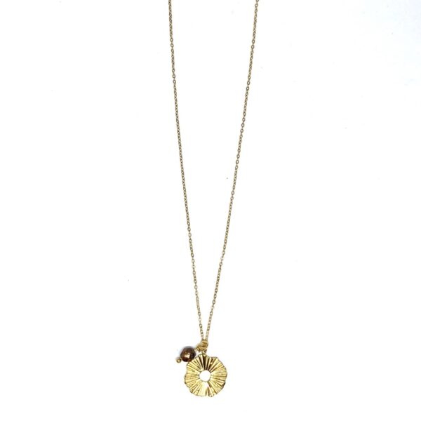 bits and pieces jewelry stainless steel necklaces gold dark brown brons