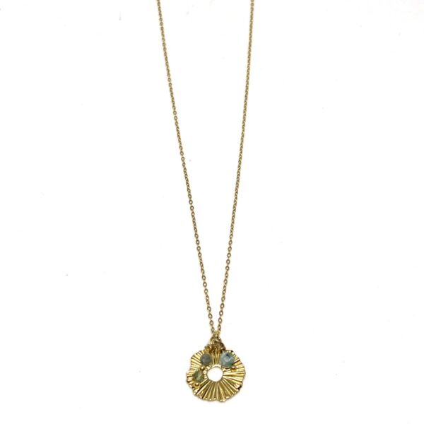 bits and pieces jewelry stainless steel necklaces gold turquoise green blue