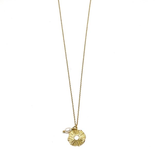bits and pieces jewelry stainless steel necklaces gold turquoise green blue