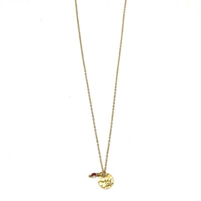 bits and pieces jewelry stainless steel necklaces gold red