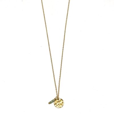 bits and pieces jewelry stainless steel necklaces gold green