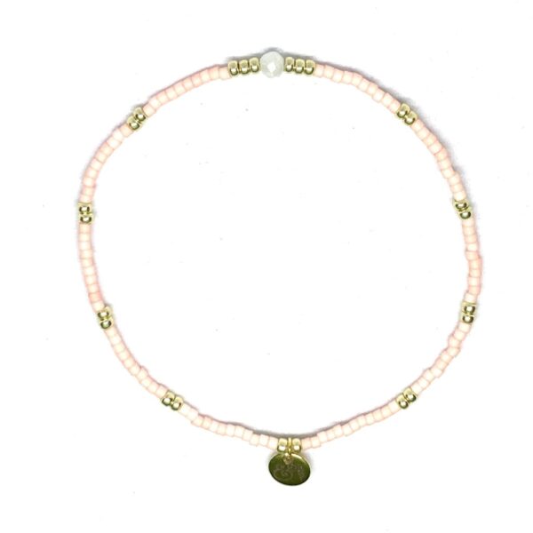 miyuki beads kralen gold silver bits and pieces off white orange peach moonstone gemstone