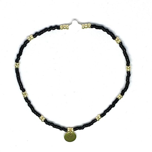 miyuki beads kralen gold silver bits and pieces off white shell black