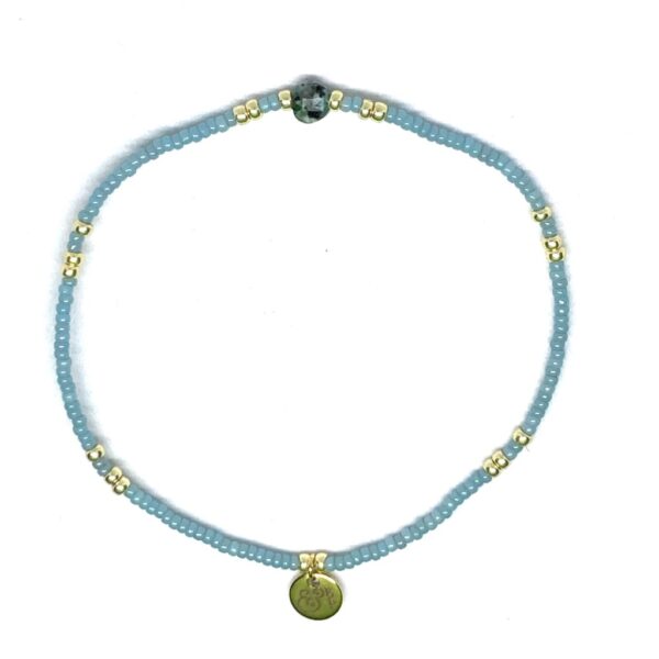 miyuki beads kralen gold silver bits and pieces jeans blue natural stone