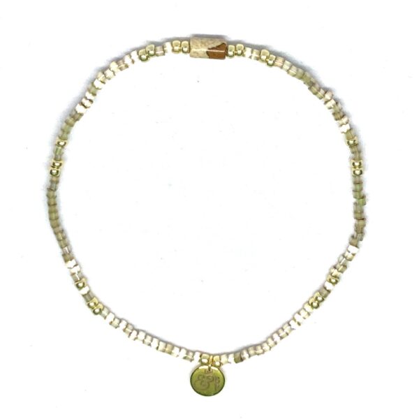 miyuki beads kralen gold silver bits and pieces kaki beige brown dalamation jasper gemstone