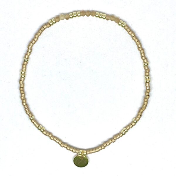 miyuki beads kralen gold silver bits and pieces beige glass beads camel