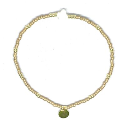 miyuki beads kralen gold silver bits and pieces off white camel shell