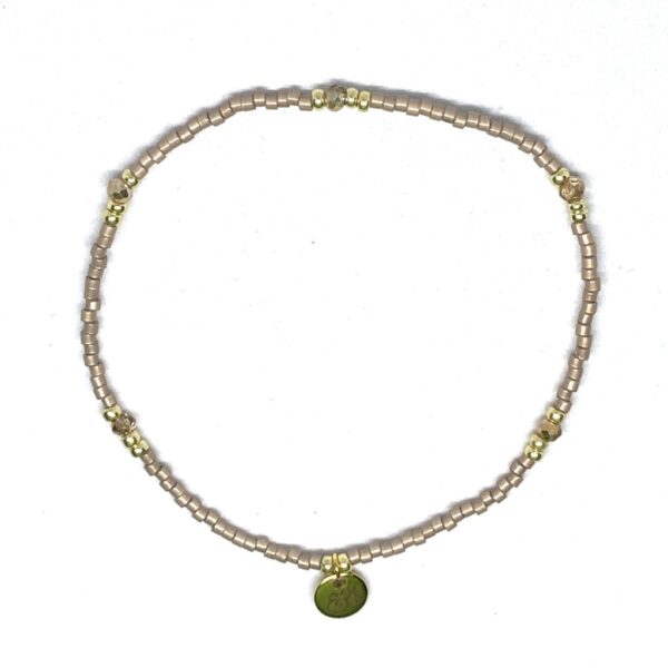 miyuki beads kralen gold silver bits and pieces lila pinkish glass beads