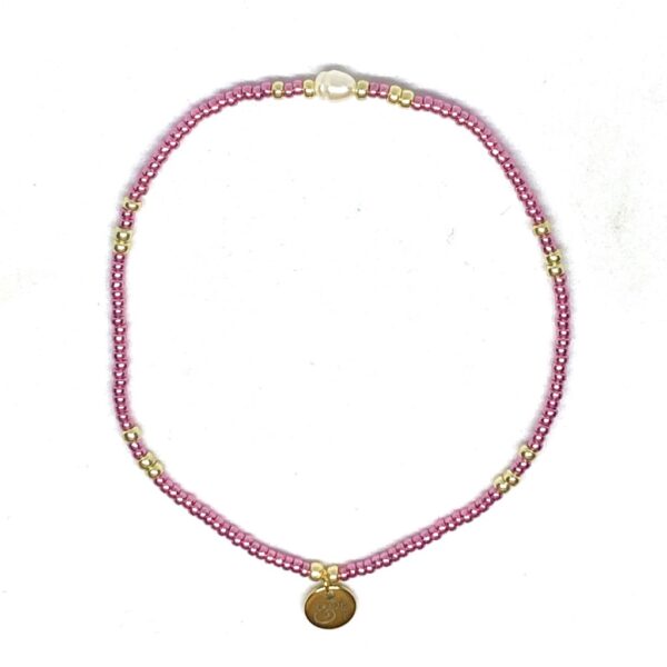 miyuki beads kralen gold silver bits and pieces pink off white sweet water pearl